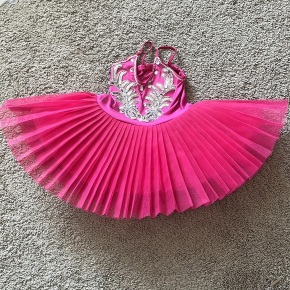 Other - Beaded ballerina tutu costume with arm sleeves and hair clip